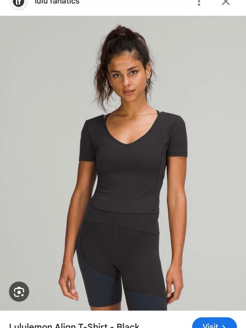 lululemon athletica Align T-Shirt size 8